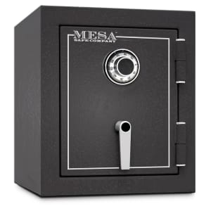 308-MBF1512CHGRY 1.7 cu ft Burglary Fireproof Safe w/ Combination Lock