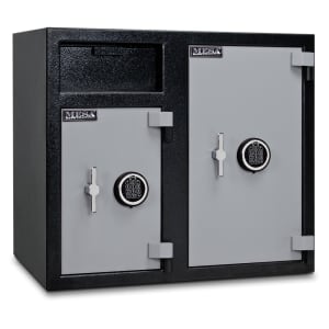 308-MFL2731EEBLKGR 6.7 cu ft 2 Compartment Drop Safe w/ Electronic Lock