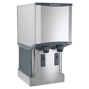 044-HID312AW1 260 lb Wall-Mount Water & Nugget Ice Dispenser - 12 lb Storage, Cup Fill, Touch-Free Dispensing, 115
