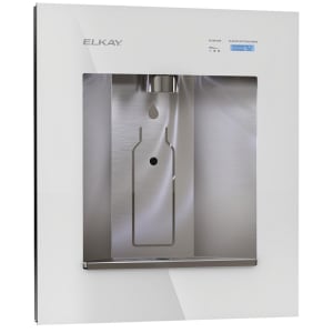 189-LBWD06WHK Built In Filtered Water Dispenser w/ Remote Chiller - Hands Free, White/Stainless