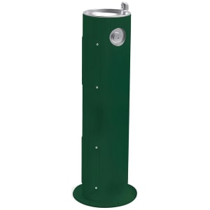 189-LK4400EVG Outdoor Pedestal Drinking Fountain - 14"W x 14"D x 40 1/3"H, Non Refrigerated, Evergreen