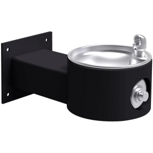 189-LK4405FRKBLK Wall Mount Outdoor Drinking Fountain - Non Refrigerated, Freeze Resistant, Black