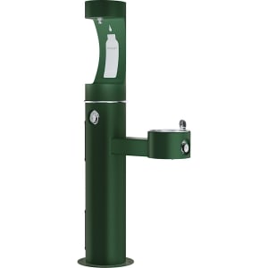 189-LK4420BF1UEVG Outdoor Bottle Filling Station & Drinking Fountain - Non Refrigerated, Evergreen