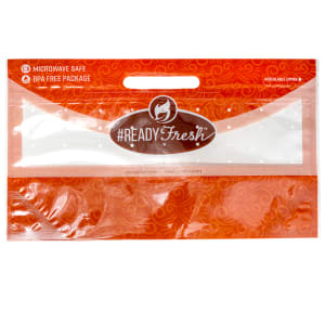 909-GNG14855 #ReadyFresh® Bottom Gusset Grab-N-Go Fried Chicken Pouch - 14" x 8 1/4" x 5 1/2" BG, #ReadyFresh