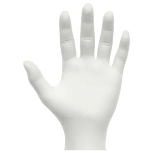809-72024 General Purpose Latex Gloves - Powdered, White, Large