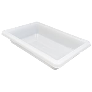 007-3507 2 gal Food/Tote Box - 18x12x3 1/2" White Poly