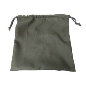 607-HDBAGGR00 Hair Dryer Bag w/ Drawstring Closure - 12" x 12", Poly/Cotton, Gray