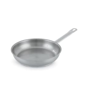 175-3412 12 1/2" Centurion® Stainless Steel Frying Pan w/ Hollow Metal Handle - Induction Re...