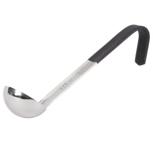 175-4980020 1/2 oz Jacob's Pride® Collection Ladle - Stainless Steel, Black Kool-Touch® Handle