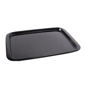 701-M5116TB Rectangular Serving Tray - 17 7/8"L x 12 1/2"W, Melamine, Black