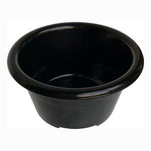 028-S28103 3 oz Melamine Ramekin, Black