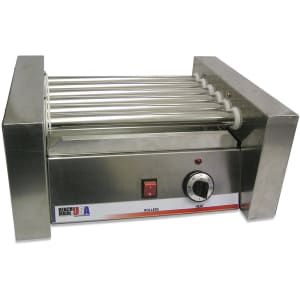 080-62010 10 Hot Dog Roller Grill - Flat Top, 120v