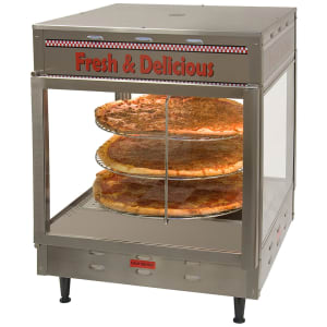 080-51018 24"W Pass Thru Heated Pizza/Pretzel Merchandiser, 120v