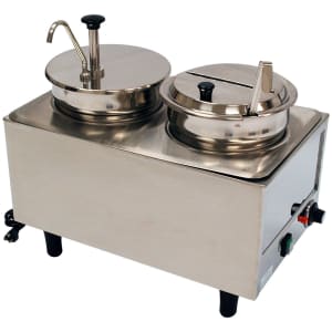 080-51073P 14 qt All Purpose Topping Warmer - 3 oz Increments & 3 oz Ladle, 120v
