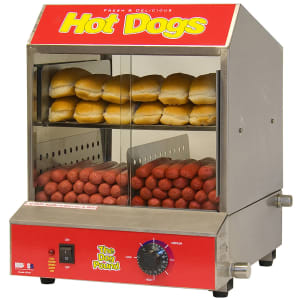 Hot-dog concepts : Professional hot dog machine with 3 heating pads
