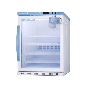 162-ARG61PVBIADADL2B 23" Undercounter Pharma-Vac Medical Refrigerator w/ Glass Door - NIST D...