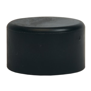 202-P134424 1" Replacement End Cap for Tray Stand, Black