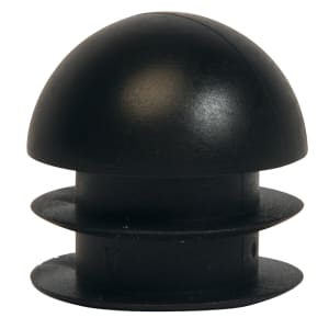 202-P135424 1" Round Replacement Foot Plug for Tray Stand, Black