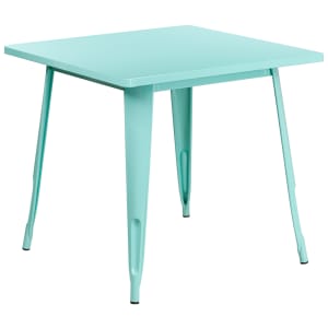 916-ETCT0021MINT 31 1/2" Square Dining Height Table - Steel, Mint