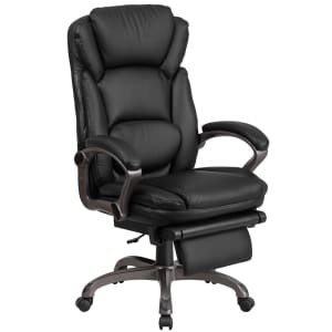 916-BT90279H Reclining Swivel Office Chair w/ High Back - Black LeatherSoft Upholstery
