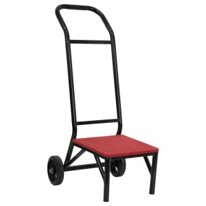 916-FDSTKDOLLY Stacking Chair Dolly w/ (10) Chair Capacity - Steel, Black