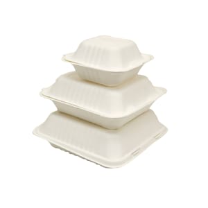 Lot45 Dinner To Go Boxes for Food - 8in Clamshell Food Containers