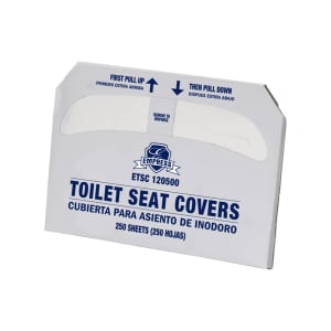 538-ETSC120500 Half Fold Toilet Seat Cover - Paper, White