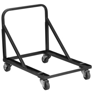 916-HFMUSDOLLY Chair Dolly w/ (18) Chair Capacity - Steel, Black