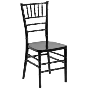 916-LEBLK Stacking Chiavari Chair - Polycarbonate, Black