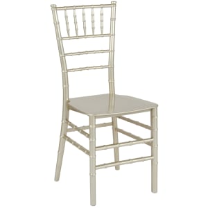 916-LECHAMPM Stacking Chiavari Chair - Polycarbonate, Champagne