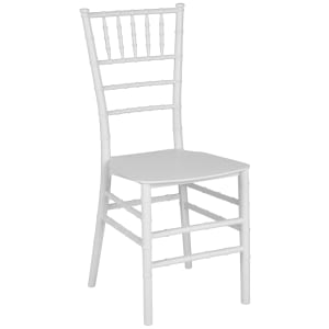 916-LEWHTM Stacking Chiavari Chair - Polycarbonate, White