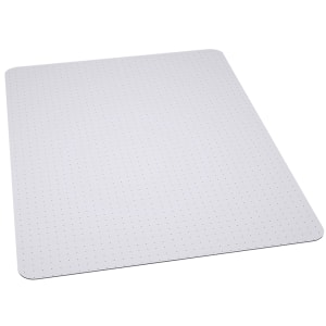 916-MAT121704 Chair Mat for Low Pile Carpet - 36"W x 48"D, Vinyl, Clear