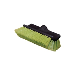 028-36129775 10" Flo-Thru Vehicle Wash Brush - Nylex/Plastic, Green