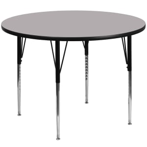 916-XA48RGYTA 48" Round Activity Table - Laminate Top, Gray