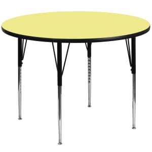 916-XA42RYELTA 42" Round Activity Table - Laminate Top, Yellow