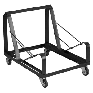 916-XMC168DOLLY Stacking Chair Dolly w/ (20) Chair Capacity - Steel, Black