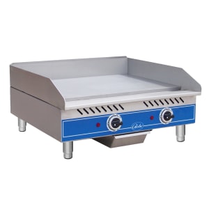 605-GEG24 24" Electric Griddle w/ Thermostatic Controls - 1/2" Steel Plate, 208-240v/1p...