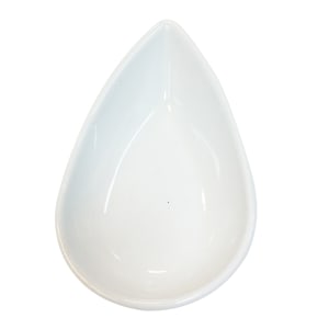 284-PA1101610224 Teardrop Artisan Plate - Porcelain, Bright White