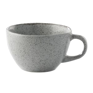 284-PP1944904424 8 4/5 oz Cosmos Moon Tea Cup - Porcelain, Speckled Gray