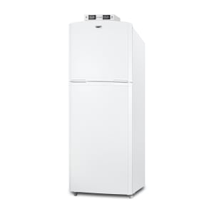 162-BKRF14W 13 cu ft Refrigerator & Freezer w/ Solid Doors - White, 115v