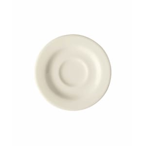 284-PA1101900124 5" Round Actualite Espresso Saucer - Porcelain, Bright White