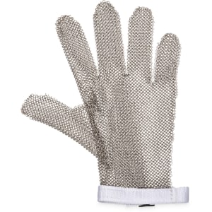 094-MGA515S Small Cut Resistant Glove - Stainless Steel, White Wrist Band