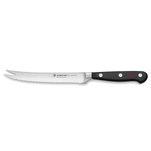 618-41097 5" Tomato Knife - Serrated Edge, Full Tang, Forged