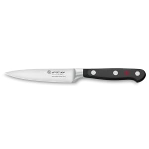 618-4066710 4" Paring Knife - Straight Edge, Full Tang, Forged