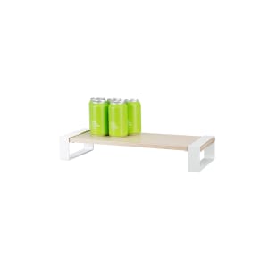 151-22363315 Rectangular Display Riser - 20"L x 7"W x 3 1/2"H, Maple Wood