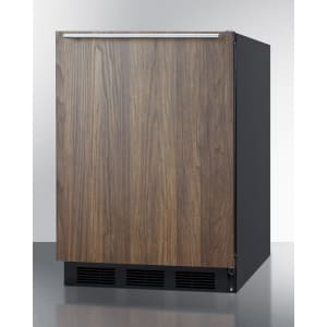 162-FF63BKBIWP1 23 1/2"W Undercounter Refrigerator w/ (1) Door - Walnut Wood, 115v