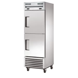 598-T23DTLH 27" One Section Commercial Refrigerator Freezer - Left Hinge Solid Doors, Bottom...