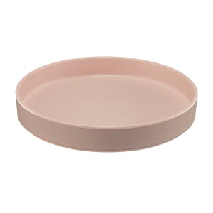 151-2201710108 10" Round Melamine Hudson Plate, Blush