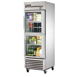598-TS23G2LH 27" One Section Reach In Refrigerator, (2) Left Hinge Glass Doors, 115v