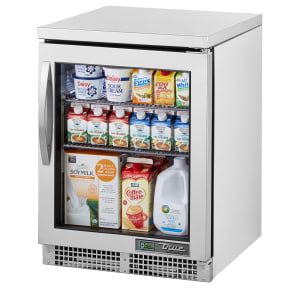 598-TUC24GHCFGD01LH 24" W Undercounter Refrigerator w/ (1) Section & (1) Left Hinge Door, 115v
